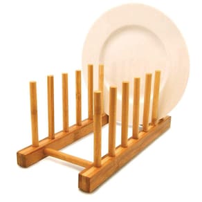 Display P/ 6 Pratos Em Bambu Tyft Yoi