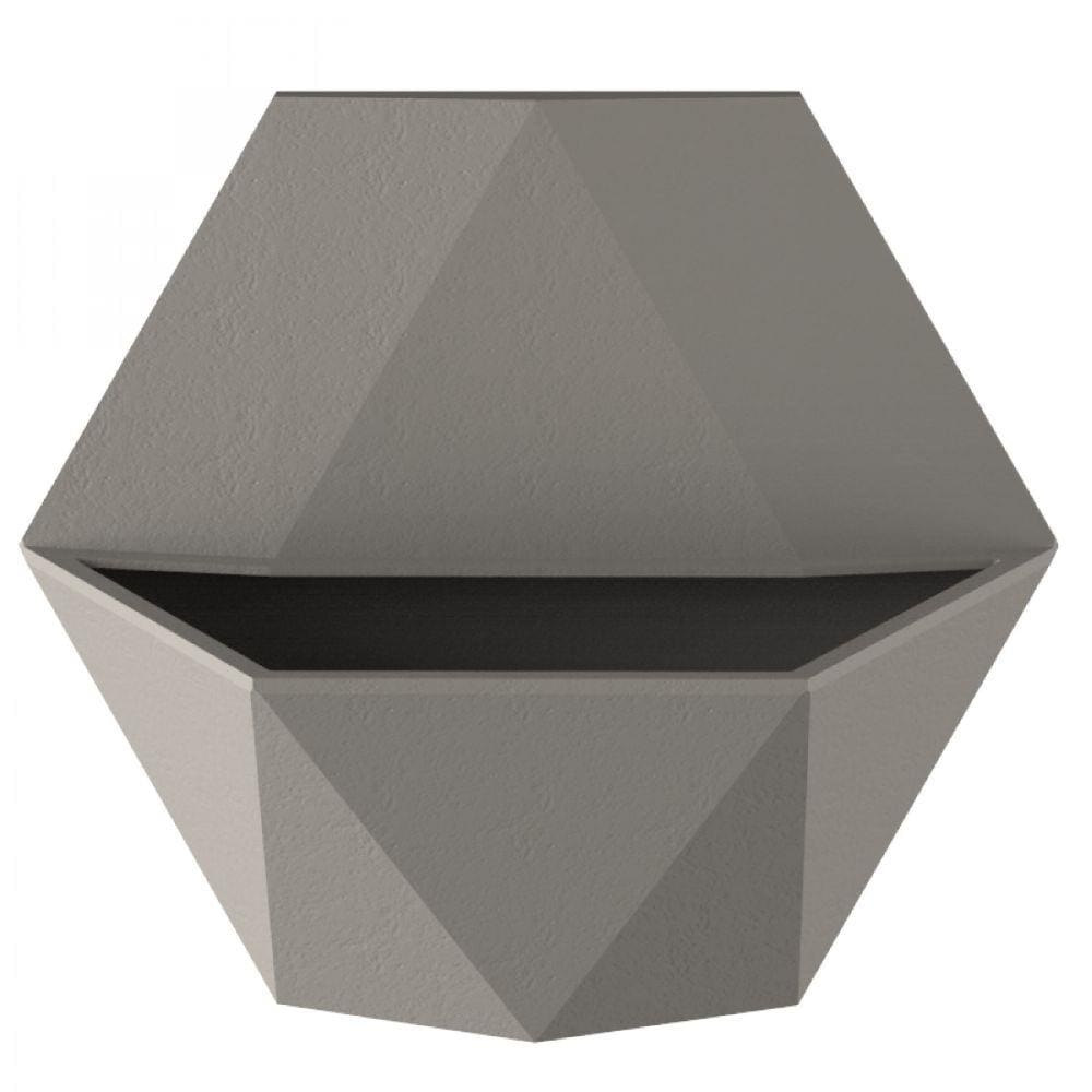 Vaso de Parede Favo 30cmx35xm Japi Cimento