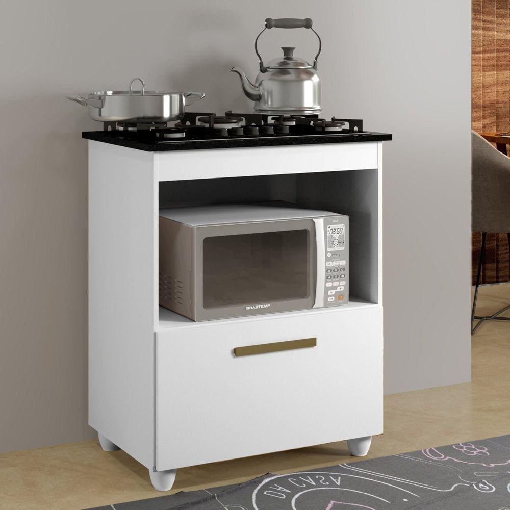 Balcão para Cooktop e Forno Smart Yescasa Branco