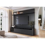 Rack com Painel Para TV até 50 Polegadas 2 Portas Adega Vicenza Quiditá