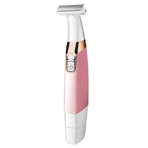 Depilador Feminino Elétrico Recarregável a Prova D`água Facial Trimmer KM-1900