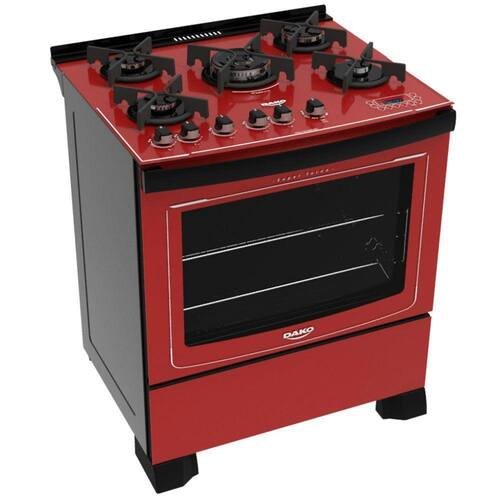 Fogão 5 Bocas Dako DP5VTP Dakolors com Mesa de Vidro e Display Digital Menor preço em Fogão 5 Bocas Dako DP5VTP Dakolors com Mesa de Vidro e Display Digital