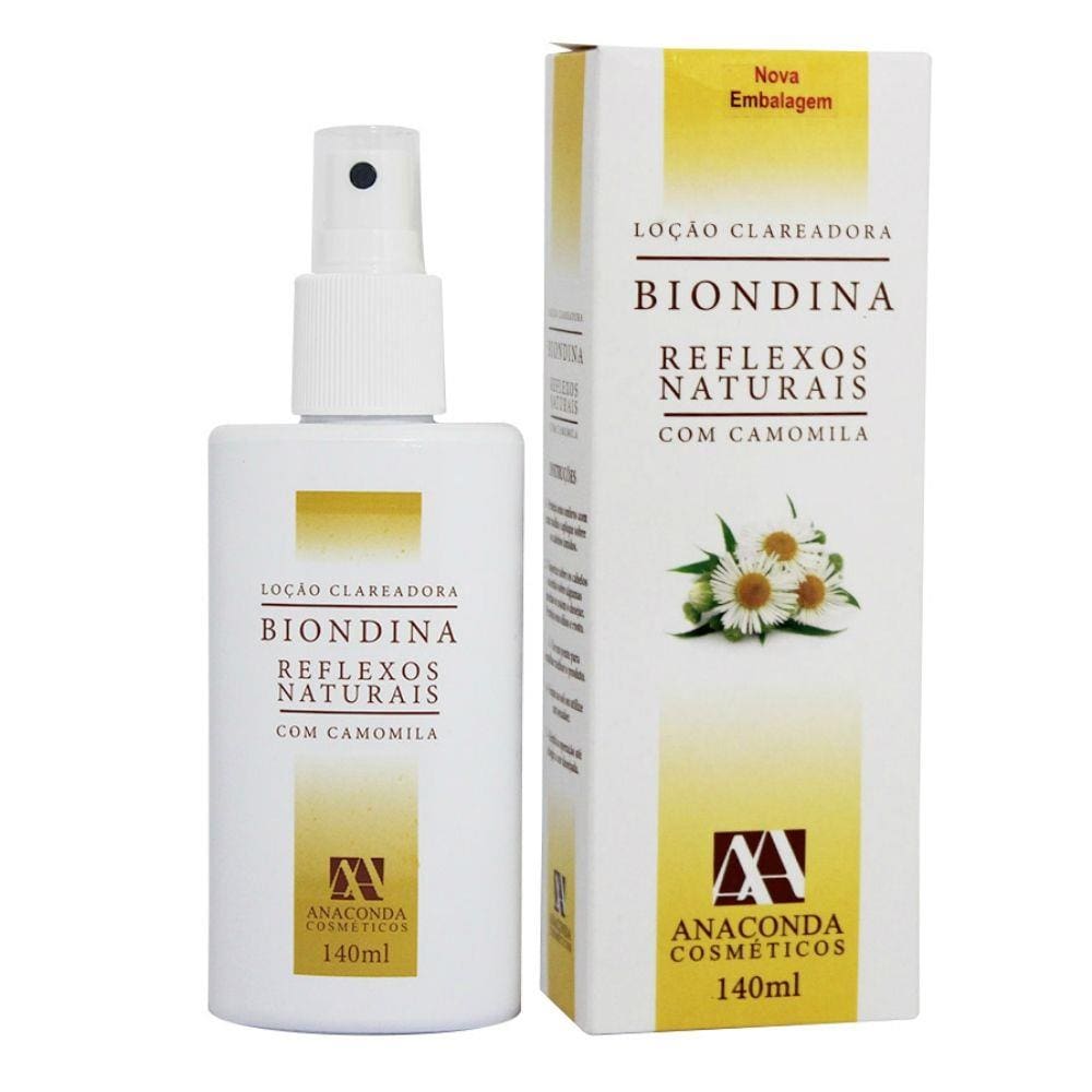 Biondina Loção Clareadora Reflexos Naturais Spray 140Ml