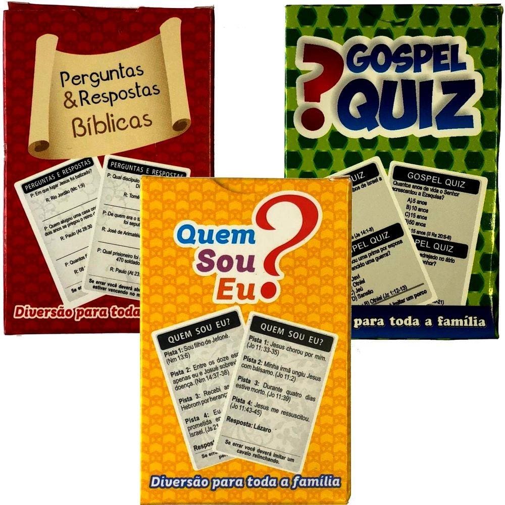 Jogo Bíblico De Perguntas E Respostas Gospel Quiz E Faruk