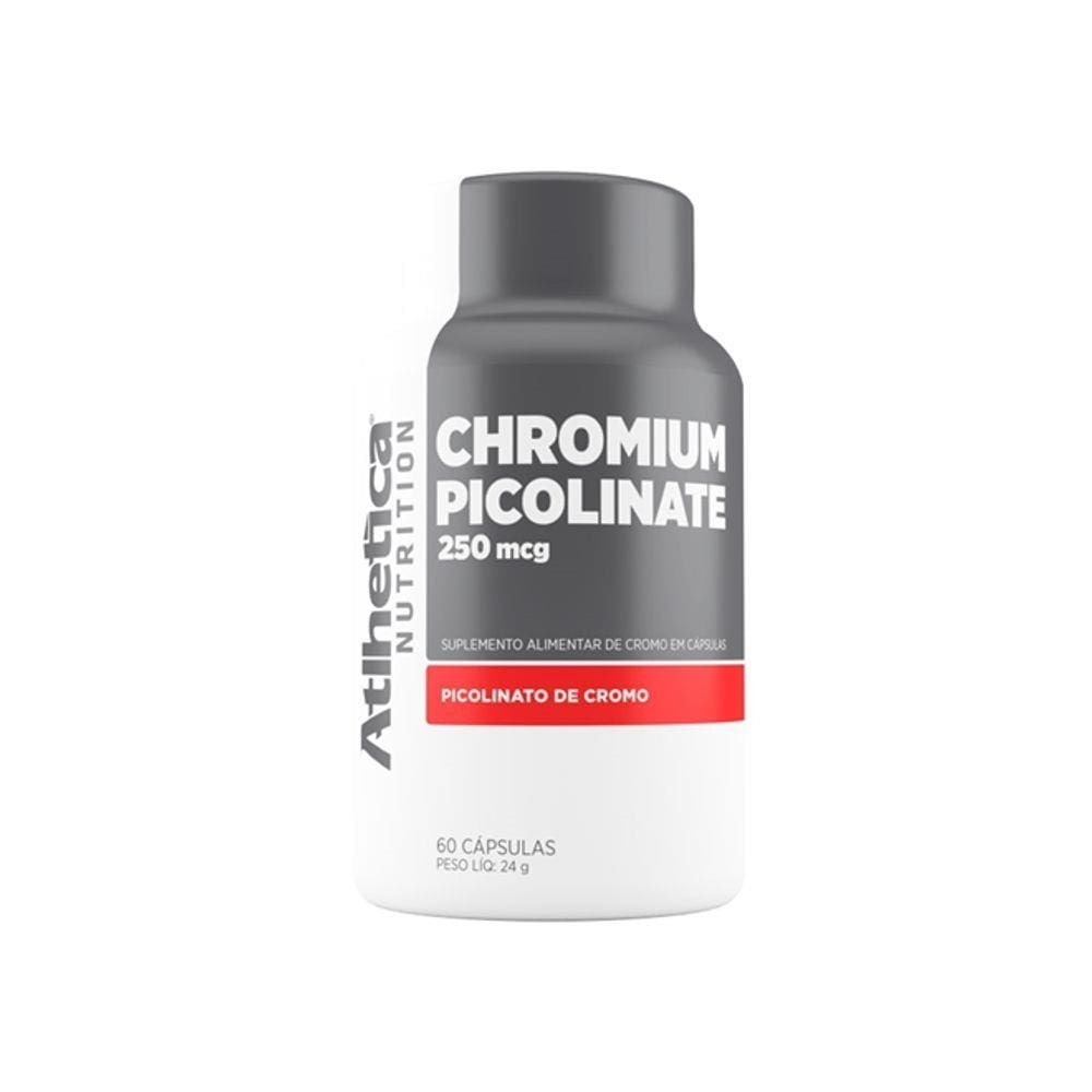 Picolinato De Cromo Atlhetica 250Mcg 60 Cápsulas