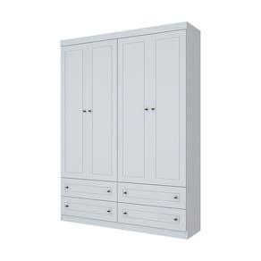 Guarda-Roupa de Solteiro Henn 4 Portas Americano