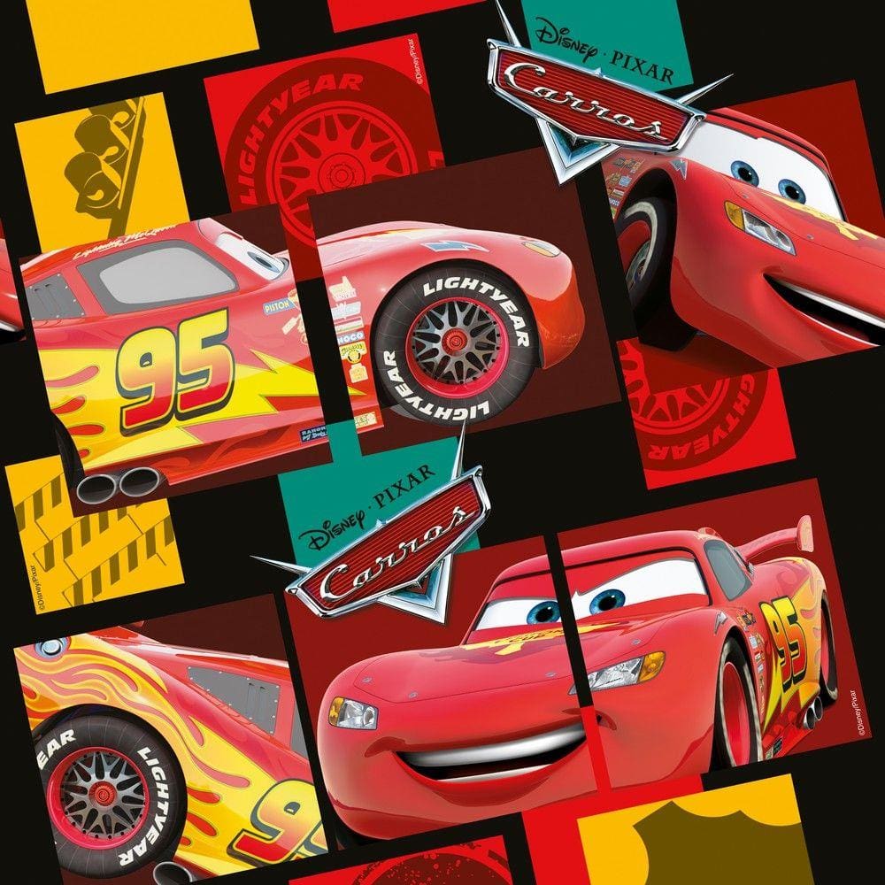 Saco P/Presente Carros Mcqueen Disney 30X44Cm C/40 Un.