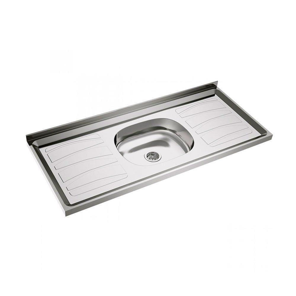 Cuba para Cozinha Retângular Linha Reta Inox 70x40x23cm 1mm