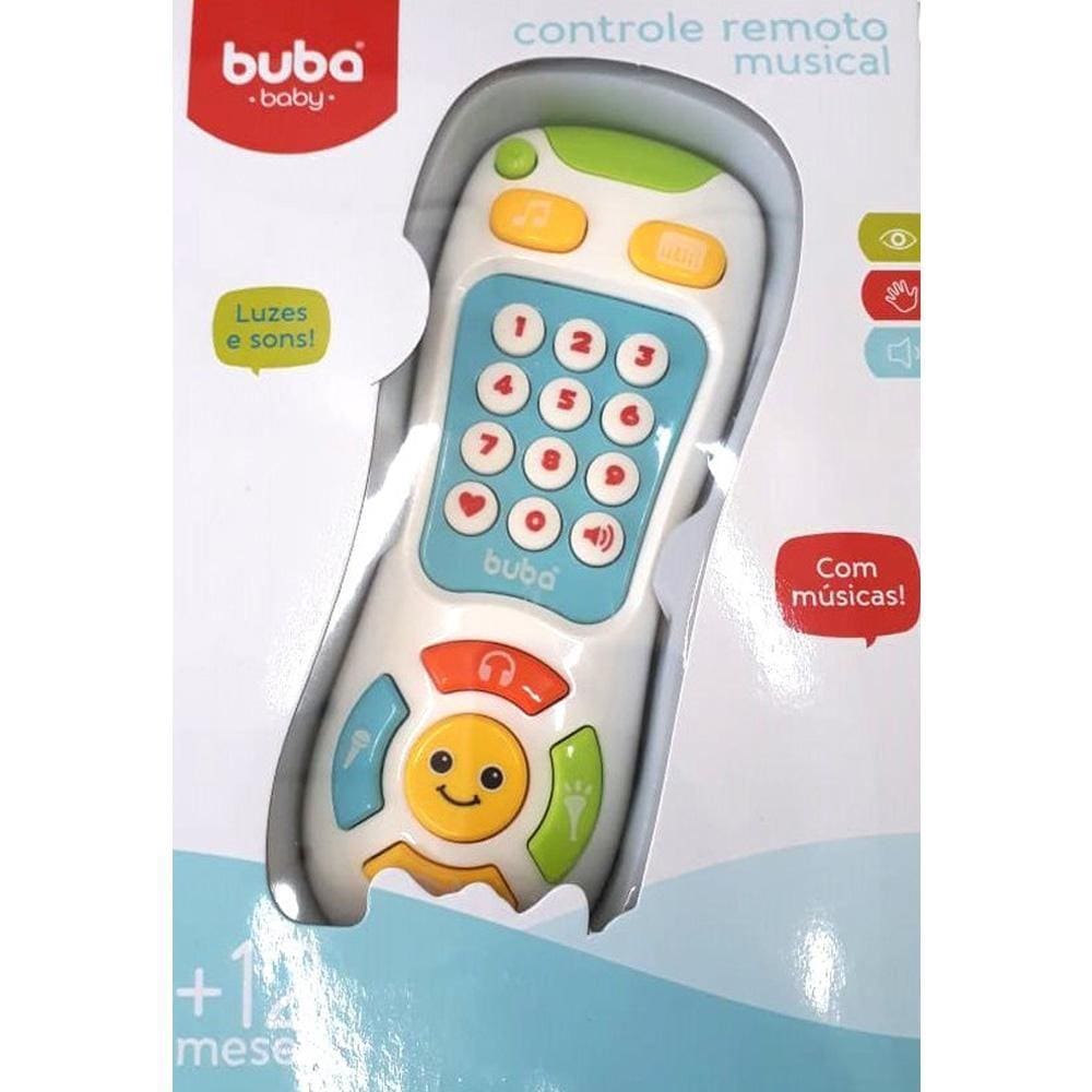 Controle Remoto Musical Buba Branco 12M+ - 09686