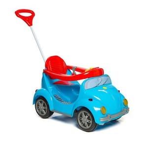 Carrinho De Passeio Com Pedal Fouks Azul - Calesita 998