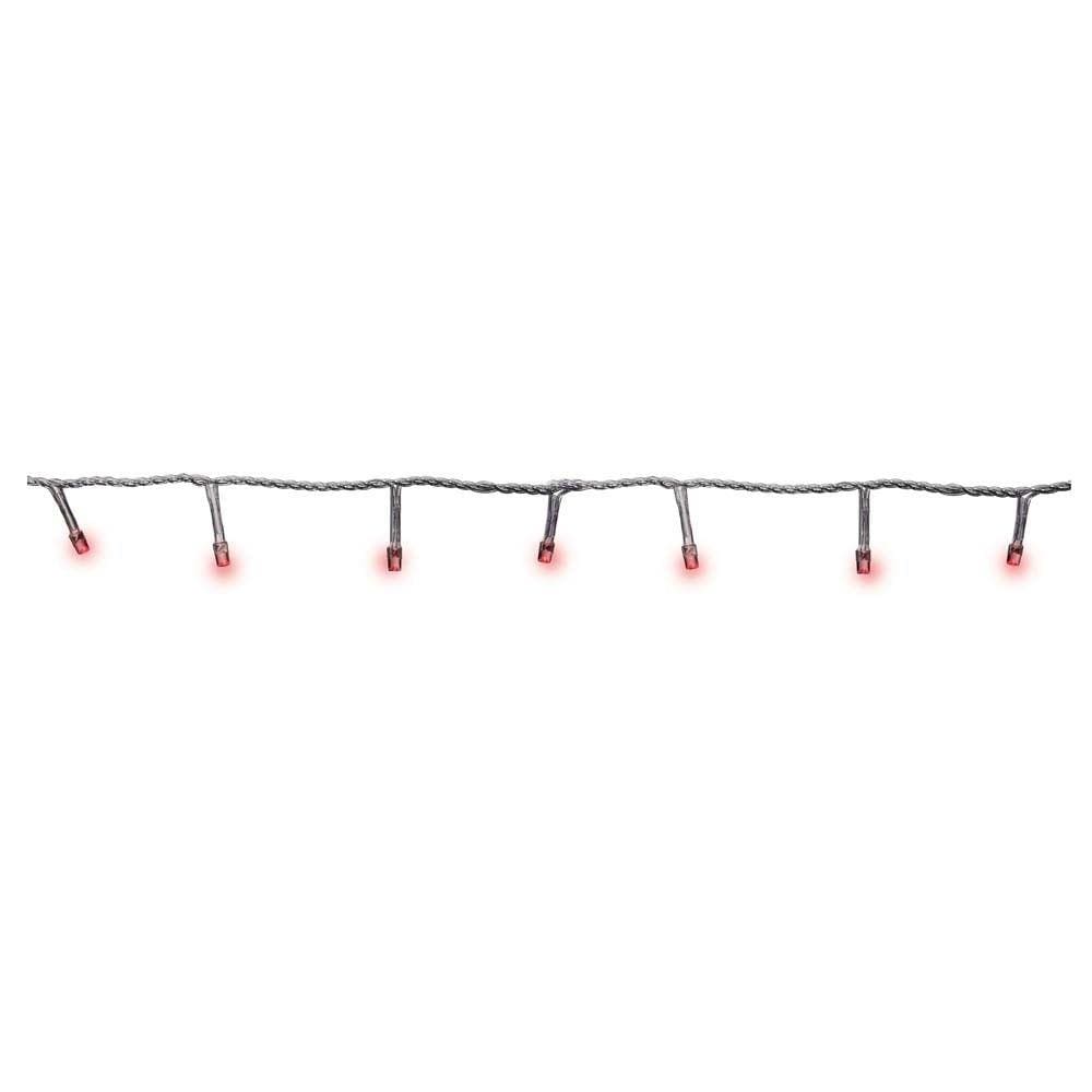 Pisca Pisca Cordão Led Natal 8 Funções 200L 6M 220V Vermelha