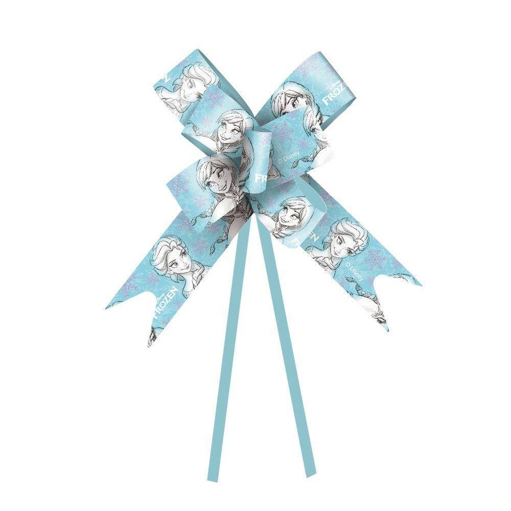 Laço Pronto Embalagem Presente Frozen Disney Azul 32Mm C/10