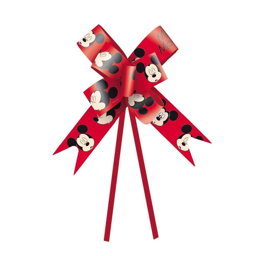 Laço Pronto Embalagem Presente Mickey Disney 32Mm C/10