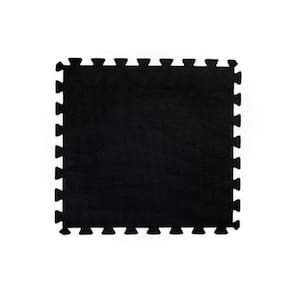 Tatame EVA Preto Conjunto com 6 Unidades 50cm x 50cm x 2cm