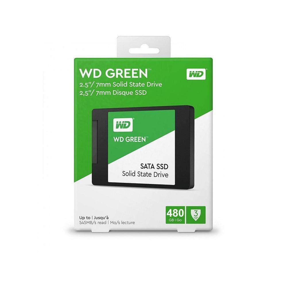 HD Ssd Wd Green 2.5 480GB Sata Leitura 545mb/s