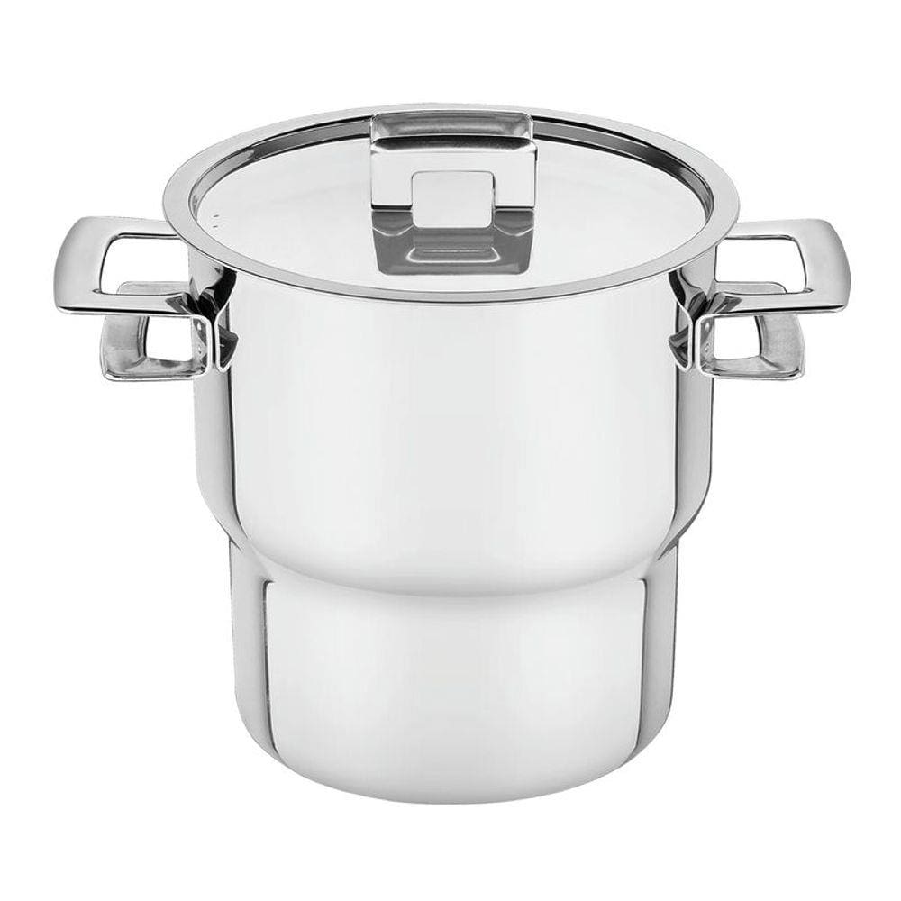 Cuscuzeira Tramontina Brava Em Aço Inox Com Alças E Tampa 14 Cm 2,1 L