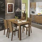 Sala de Jantar Rosie - Conjunto de Mesa com 4 Cadeiras 4509/4470
