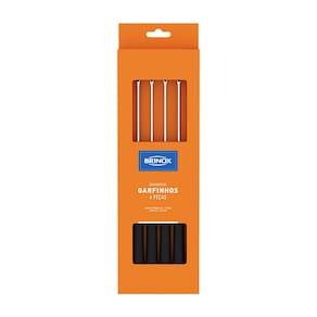 Conjunto de Garfos para Fondue/Petisco Brinox Beli Preto - 6 Peças