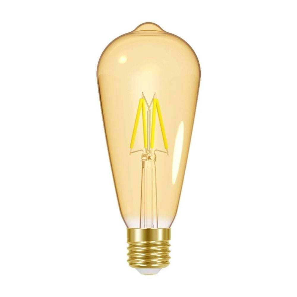 Lâmpada Led Dimerizável Taschibra Filamento Vintage ST64 4W E27