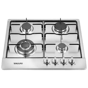 Fogão de Mesa Cooktop 4 Bocas Aço inox à Gás Suggar FG4134IX