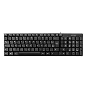 Teclado basico slim laser usb