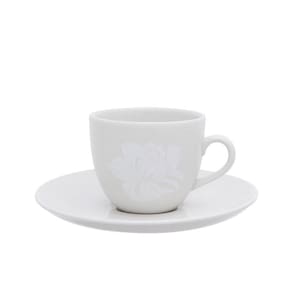 Xícara Chá Porcelana com Pires 200 ml