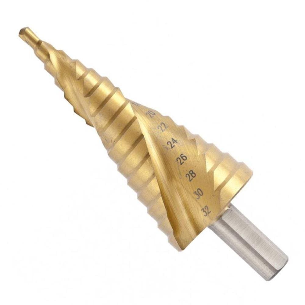 Broca Escalonada de 4 à 32 MM HSS Espiral Profissional MTX