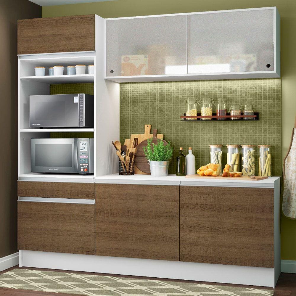 Cozinha Compacta Topazio com Balcão e Tampo