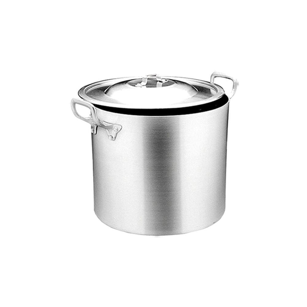 Caldeirão Alumínio com Tampa 22,5 L 32 cm Hotel Vigor - VIG 066