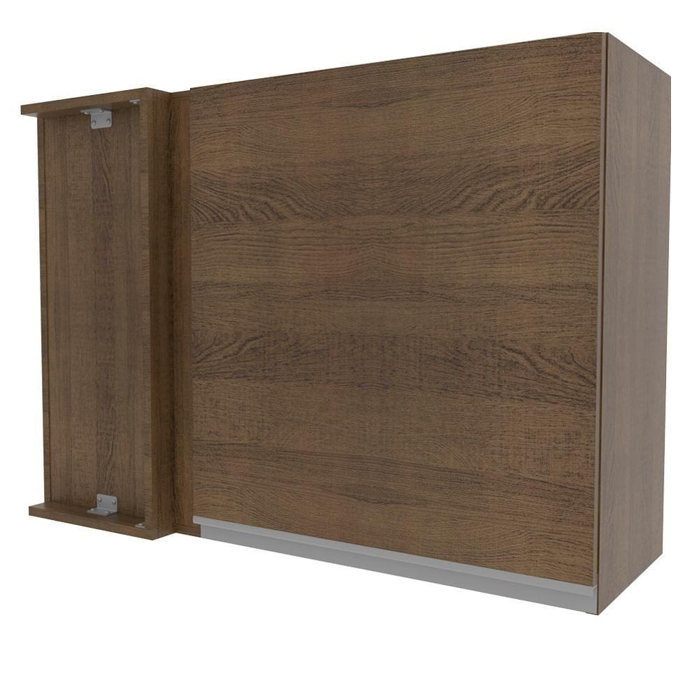 Armário Aéreo de Canto Madesa Glamy 1 Porta - Rustic