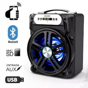 Caixa De Som Ms-258BT Bluetooth modelo 2019