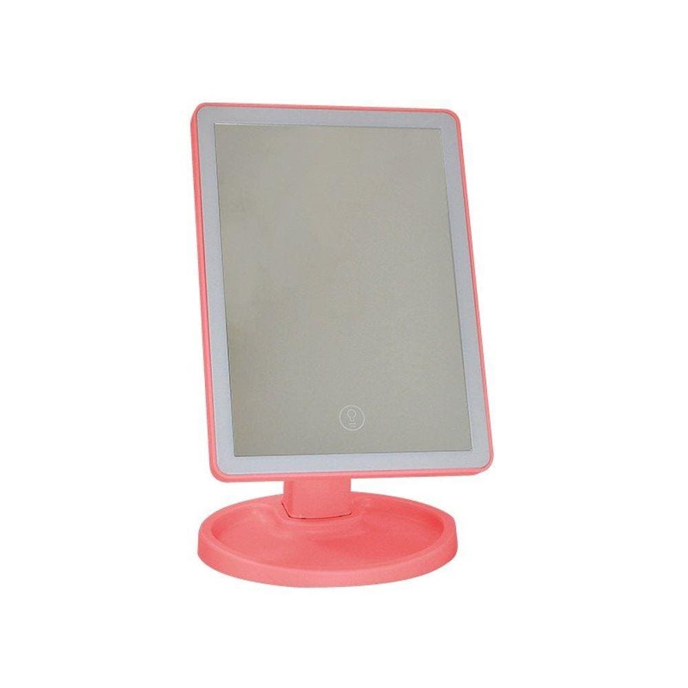 Luminária de Led Dimerizável com Espelho Rosa