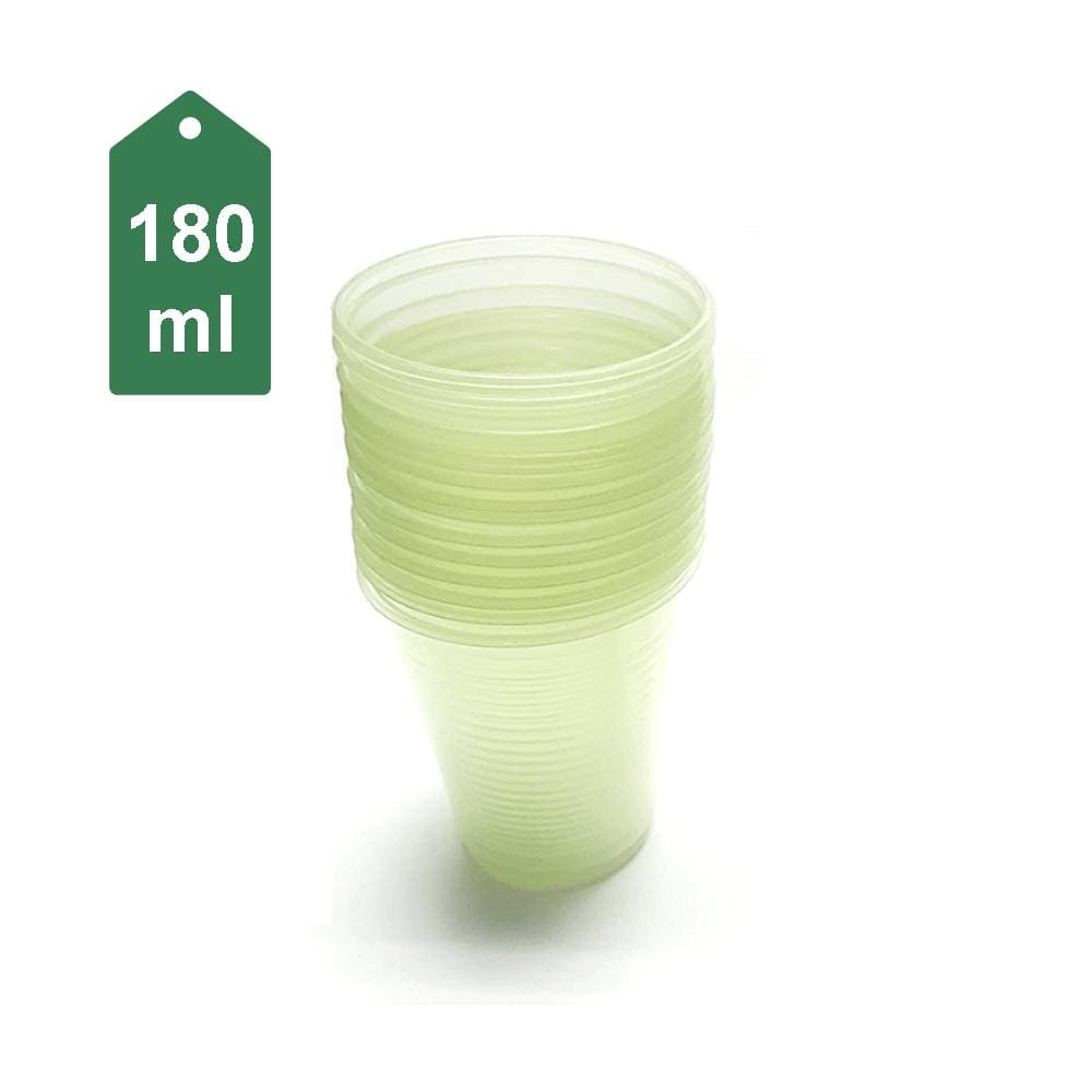 Copo Descartável Biodegradável 180ml PCT c/100un