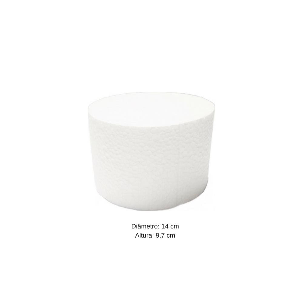 Base Bolo Falso Redondo 14 x 9,7cm