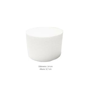 Base Bolo Falso Redondo 14 x 9,7cm