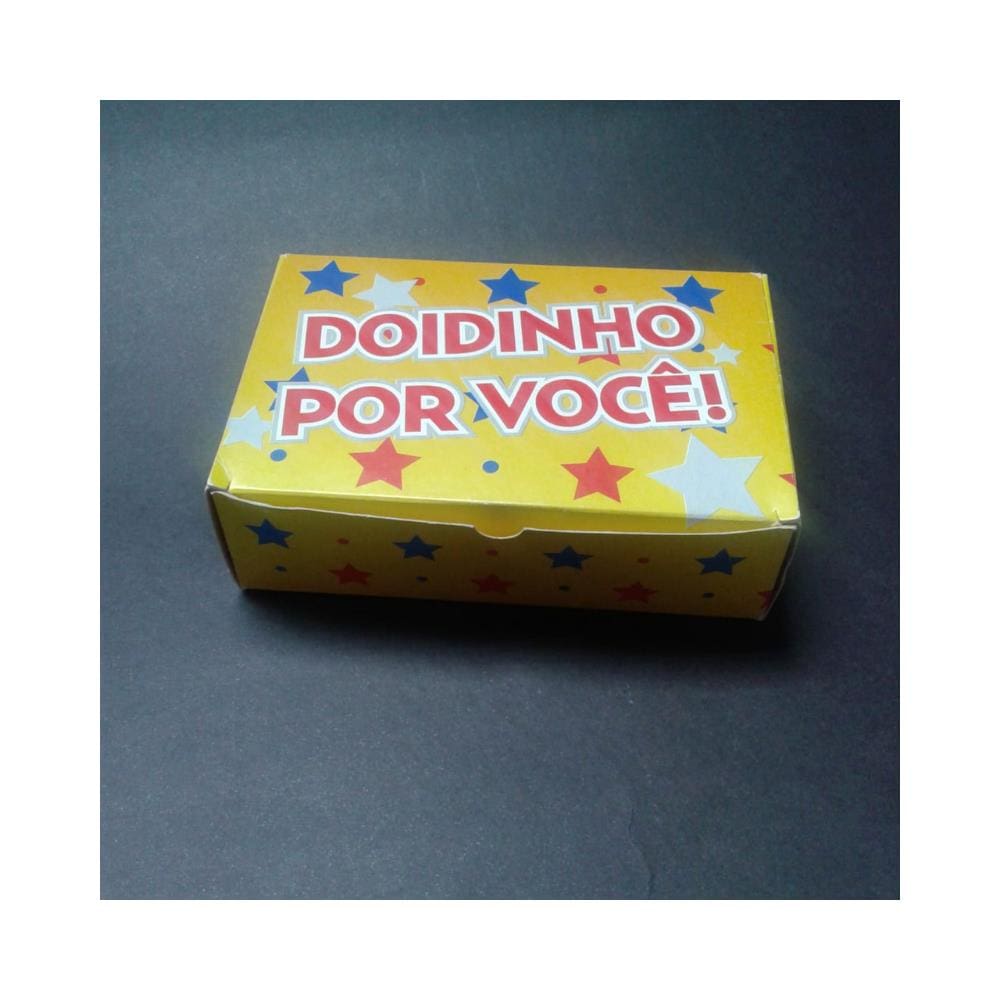 Caixa Divertida Doidinho Por Você para 6 Doces 10un