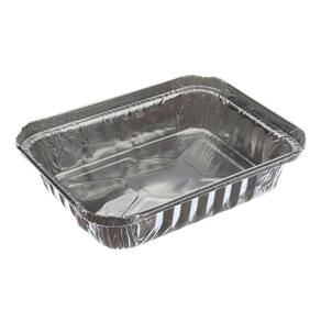 Marmitex de Alumínio 230ml com Tampa de Cartão Aluminizado com 10 Unidades