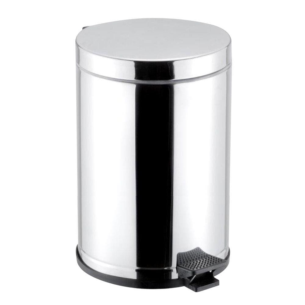 Lixeira com Pedal e Recipiente Interno Aço Inox 10,5 Litros