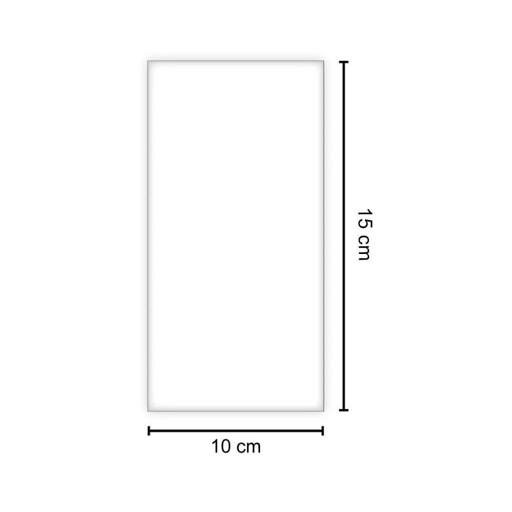 Saco de Plástico 10 x 15cm com 0,06 micras de espessura com 1 Kilo