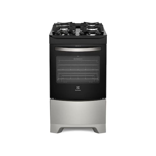 imagem-Fogão de Piso 4 Bocas e Mesa de Vidro Temperado Electrolux (52LSV) - Bivolt