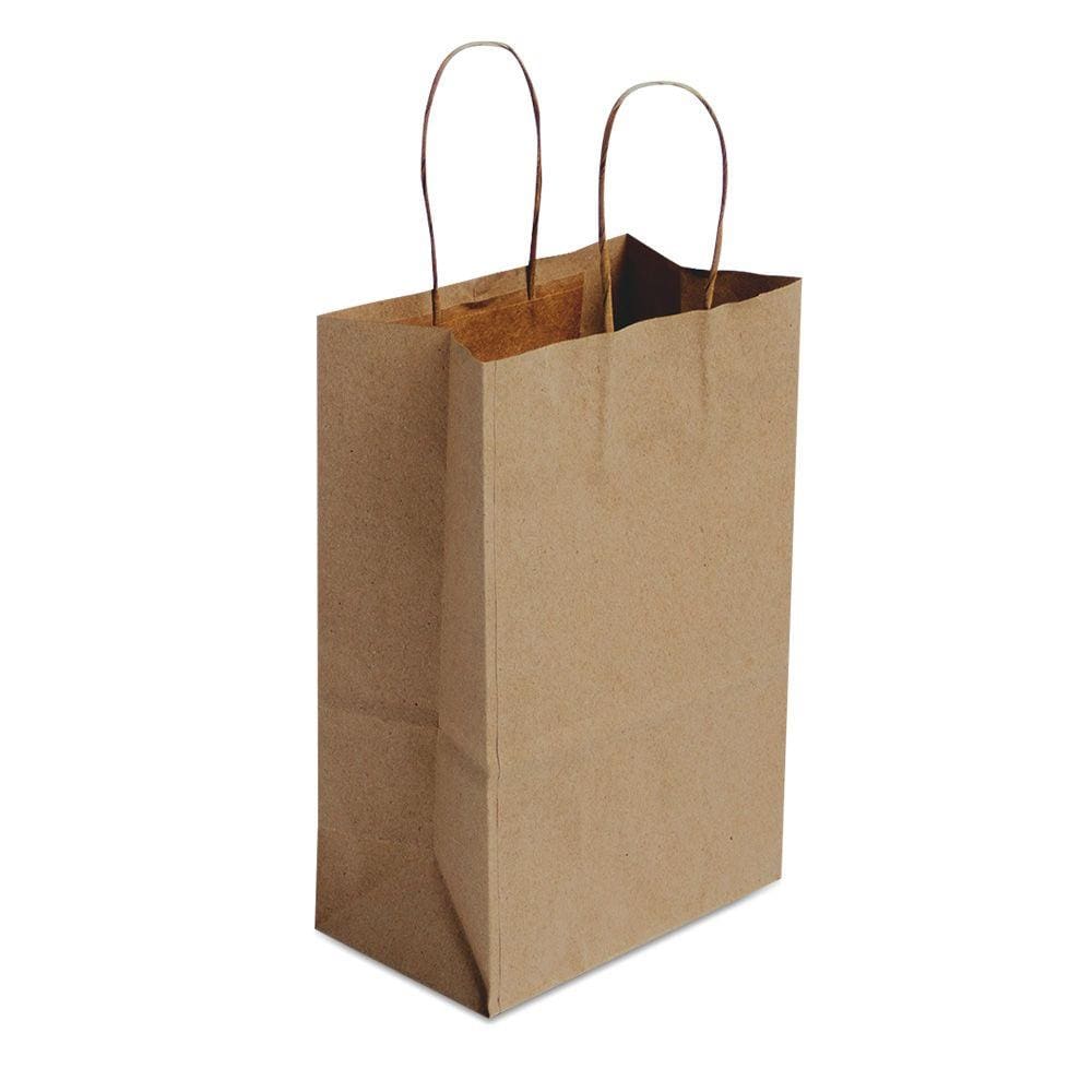 Sacola de Papel Kraft 23x31cm tamanho M 10un LC