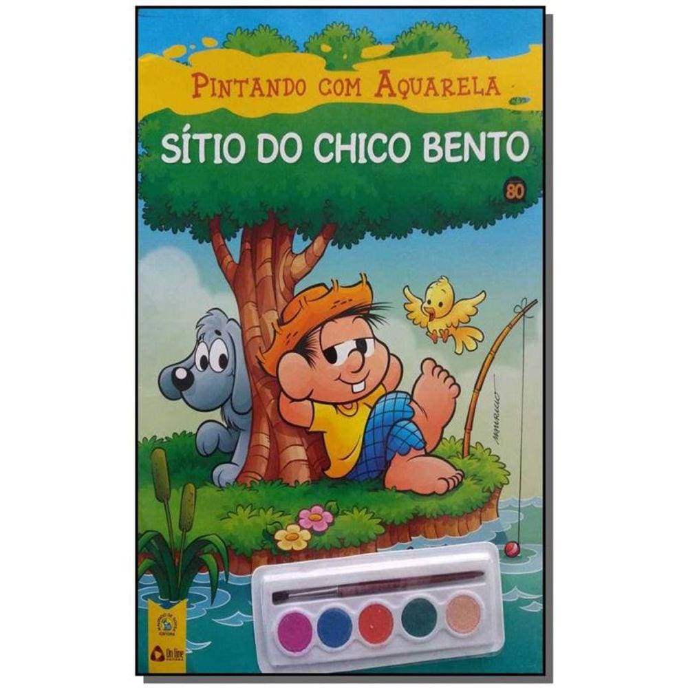Pintando Com Aquarela - Sitio Do Chico Bento