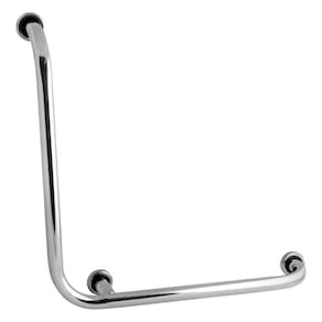 Barra De Apoio Para Box De Banheiro Modelo L 70x70cm Direita