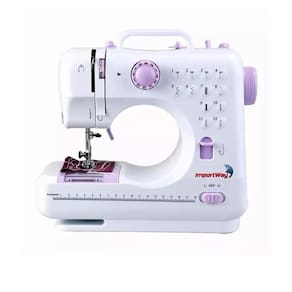 Máquina De Costura Elétrica Portátil Bivolt 12 Pontos Linha