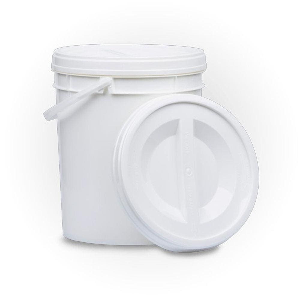 Balde de tampa com rosca de 12 litros Atóxico  10 Peças