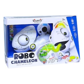 Robô Camaleão Robo Controle Remoto com Luz Led Colorida Dtc