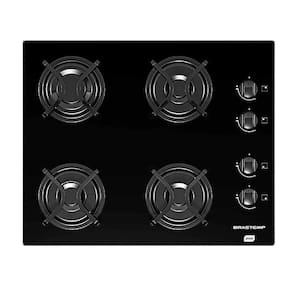 Cooktop Gás Mesa Vidro Preto 4 Bocas Brastemp