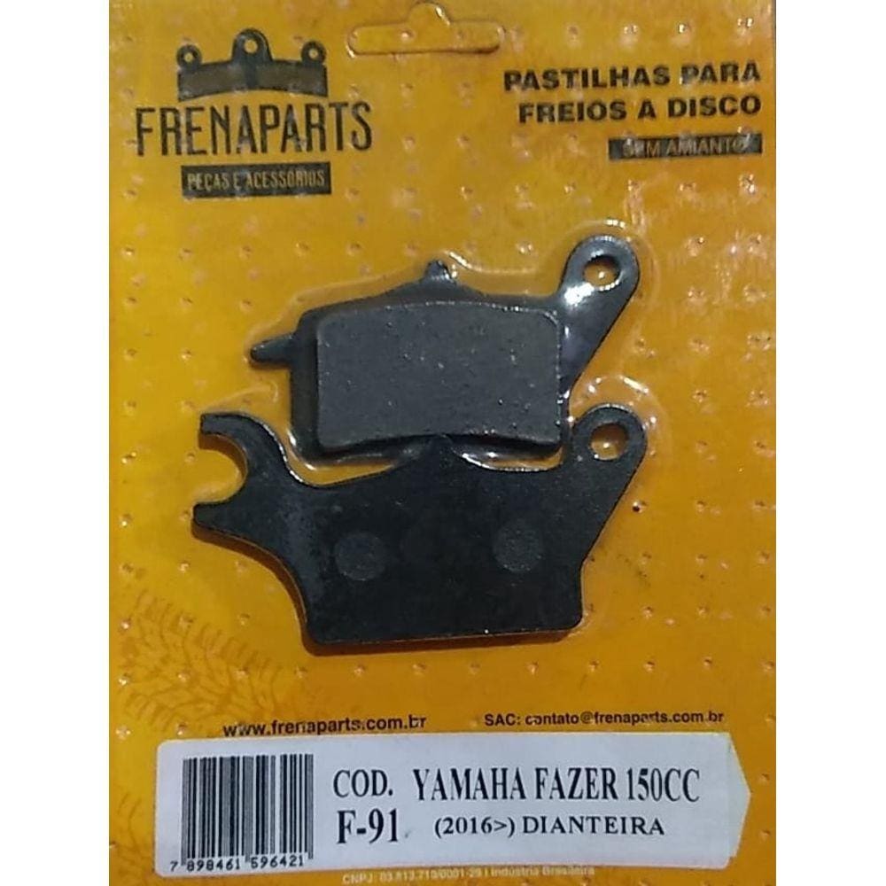 Pastilha Freio Dianteira Frenaparts Yamaha Fazer 150cc
