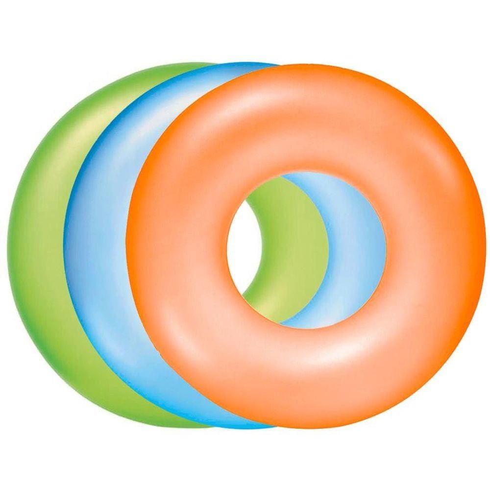Bóia de Piscina Neon  3 Unidades 76cm