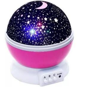 Luminária Abajur Star Master Lua Estrela Usb Galaxy Lighting